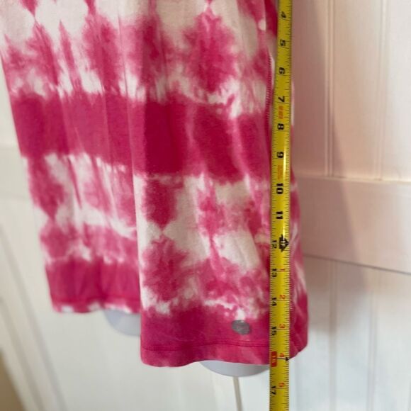 JNY Tie-dye pink & white razorback size L - Picture 2 of 6